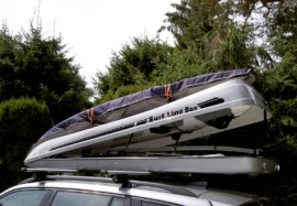  Surfbox Surfbrett Silber  Dachboxen Typen und Farben 