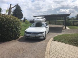 Volkswagen Passat Dachbox VW Big-Malibu XL SURF inkl. Surfbretthalter