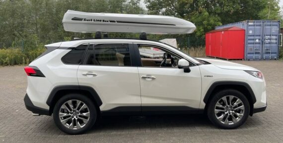 Silber Kundenbilder MALIBU Dachbox mit Surfbretthalter