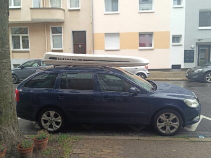 Skoda Octavia Malibu Kundenbilder Jumbo Premium Dachbox 1400L
